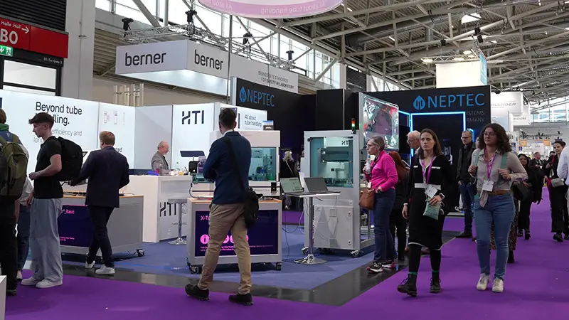 Messestand HTI Automation bei der analytica München