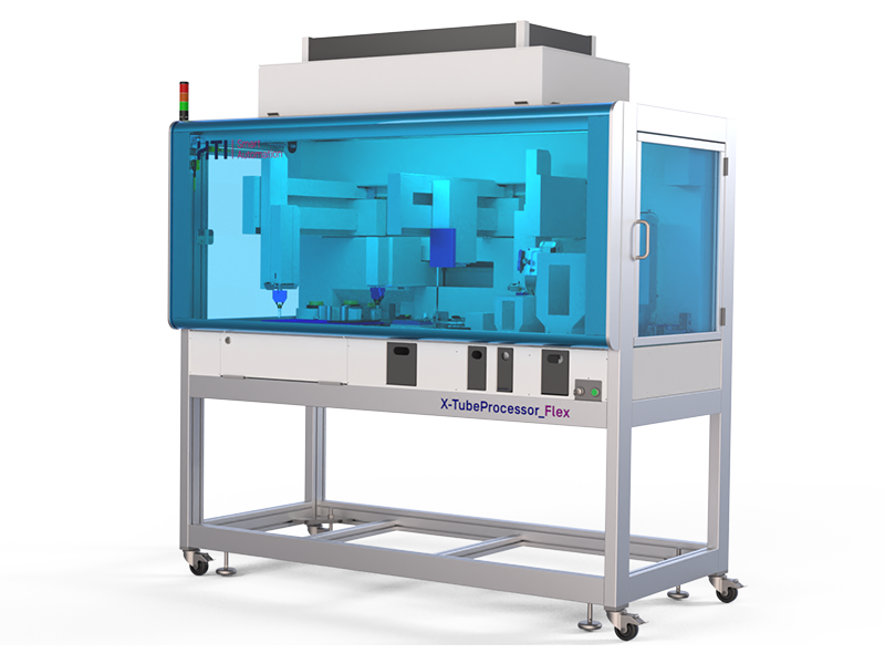 X-TubeProcessor®_Flex von HTI Automation für flexible automatisierte Laborprozesse und Tube Handling