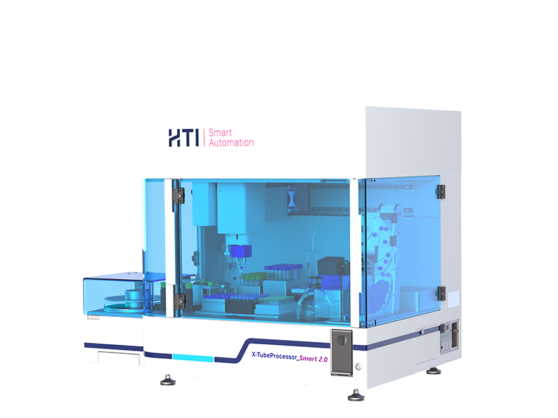 X-TubeProcessor®_Smart 2.0 von HTI Automation für automatisiertes Tube Handling und flexible Laborautomatisierung.
